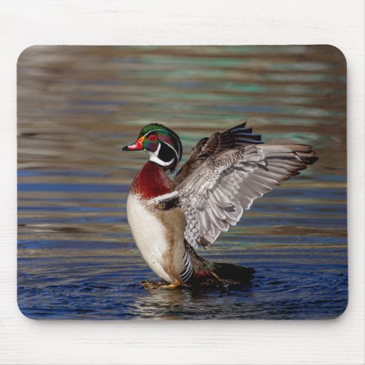 Wood Duck Muismat (Voorkant)
