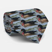 Wood Duck Necktie Stropdas (Opgerold)