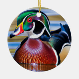 Wood Duck Ornament, Duck Hunting Keramisch Ornament