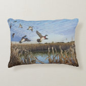 Wood Duck Pillow Accent Kussen (Voorkant)