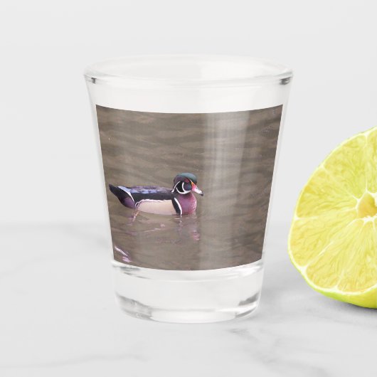 Wood Duck Shot Glas (Voorkant)