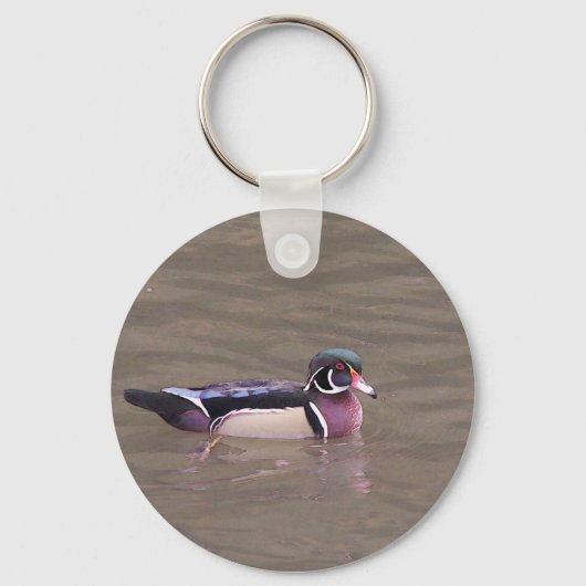 Wood Duck Sleutelhanger (Voorkant)