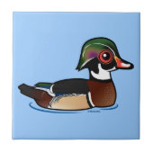 Wood Duck Tegeltje (Voorkant)