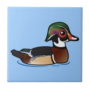 Wood Duck Tegeltje