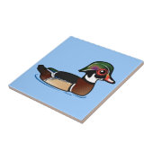 Wood Duck Tegeltje (Zijkant)