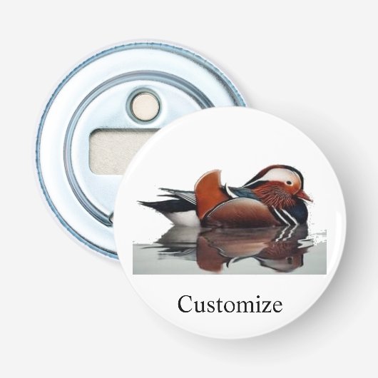 Wood Duck Thunder_Cove Button Flesopener (Voorkant)