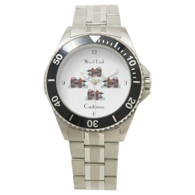 Wood Duck Thunder_Cove Horloge (Voorkant)