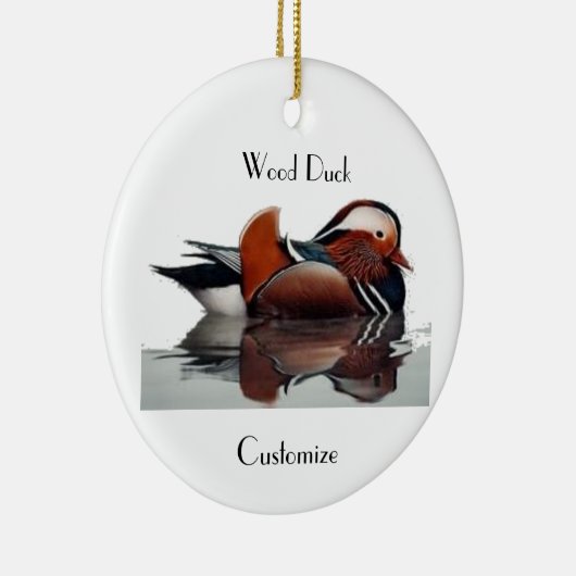 Wood Duck Thunder_Cove Keramisch Ornament (Rechts)