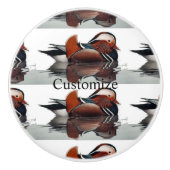 Wood Duck Thunder_Cove Keramische Knop (Voorkant)