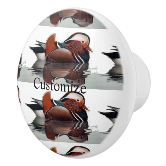 Wood Duck Thunder_Cove Keramische Knop (Rechts)