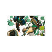 Wood Duck van John James Audubon Etiket (Voorkant)