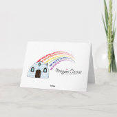 Wood Duck Verjaardag Kaart (Achterkant)