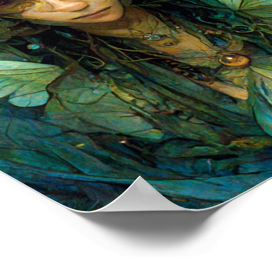 Wood Elf Fairy Fantasy Art Poster (Hoek)