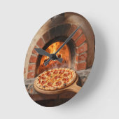 Wood-Fired Pepperoni Pizza Rustic Italian  Ronde Klok (Hoek)