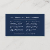 Wood Flooring Visitekaartje (Achterkant)
