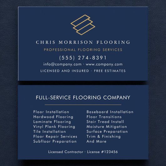 Wood Flooring Visitekaartje