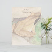 Wood Frog Briefhoofd (Staand voorkant)