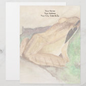 Wood Frog Briefhoofd (Voorkant / Achterkant)