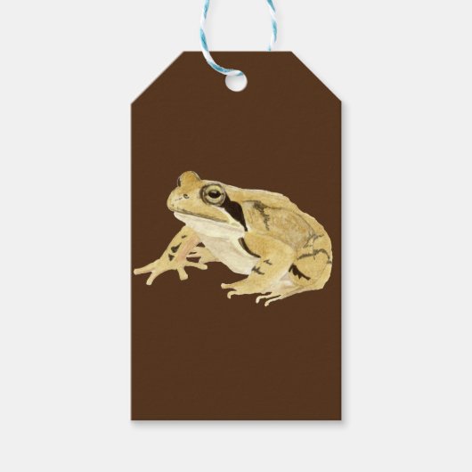 Wood Frog Cadeaulabel (Voorkant)