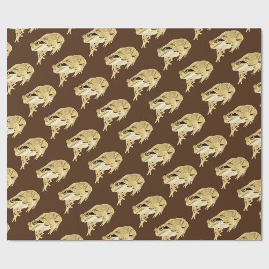 Wood Frog Cadeaupapier (Vlak)
