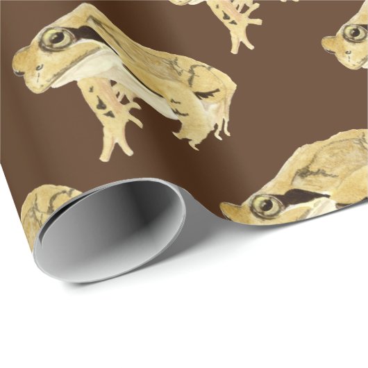 Wood Frog Cadeaupapier (Rol Hoek)