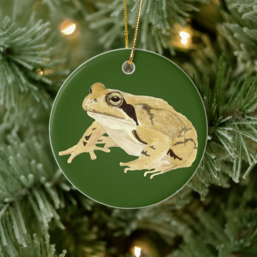 Wood Frog Keramisch Ornament (Boom)