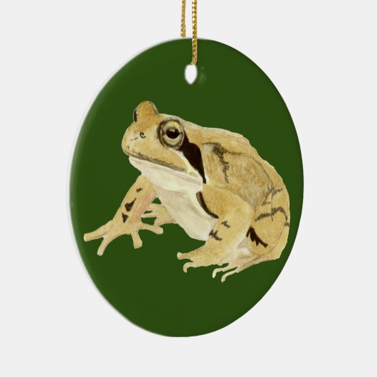 Wood Frog Keramisch Ornament (Rechts)
