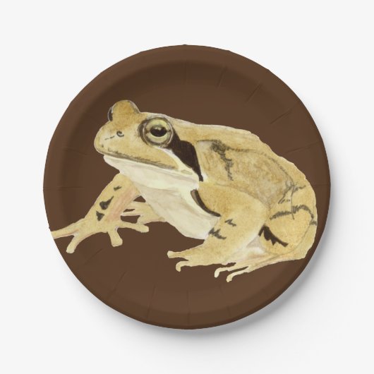 Wood Frog Papieren Bordje (Voorkant)