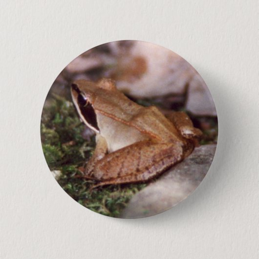 Wood Frog Ronde Button 5,7 Cm (Voorkant)