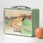 Wood Frog Waterverf Metalen Lunchbox (In situ)
