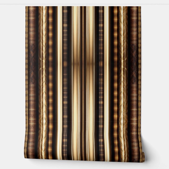 Wood Gold Trendy Art Lamperia Collectie Behang (Afrollen)