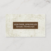 Wood Grain Grunge  Achtergrond Visitekaartje (Voorkant)