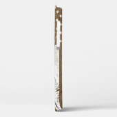 Wood Grain Grunge Amerikaanse vlag Case-Mate iPhone Case (Achterkant / Links)