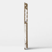 Wood Grain Grunge Amerikaanse vlag Case-Mate iPhone Case (Achterkant / Links)
