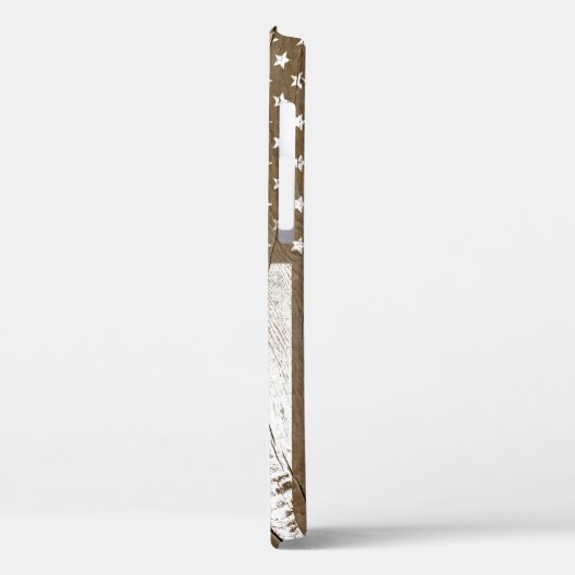 Wood Grain Grunge Amerikaanse vlag Case-Mate iPhone Case (Achterkant / Links)