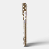 Wood Grain Grunge Amerikaanse vlag Case-Mate iPhone Case (Achterkant / Links)