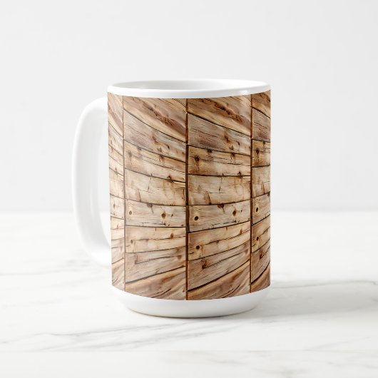 Wood Grain Koffiemok (Voorkant links)