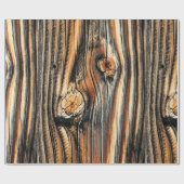 Wood Grain Pattern Cadeaupapier (Vlak)