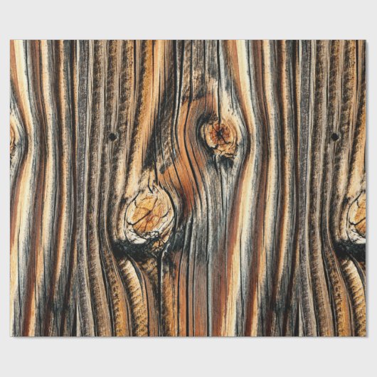 Wood Grain Pattern Cadeaupapier (Vlak)