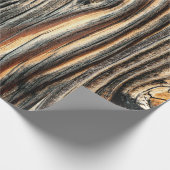 Wood Grain Pattern Cadeaupapier (Hoek)