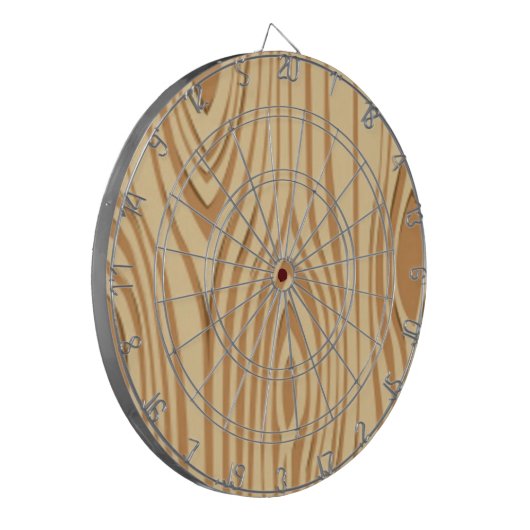 WOOD GRAIN PATTERN DARTBORD (Voorkant Links)