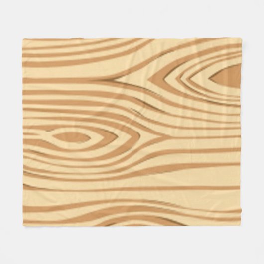 WOOD GRAIN PATTERN FLEECE DEKEN (Voorkant (Horizontaal))