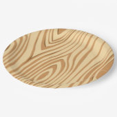 WOOD GRAIN PATTERN PAPIEREN BORDJE (Gekanteld)
