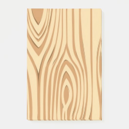 WOOD GRAIN PATTERN POST-IT® NOTES (Voorkant)