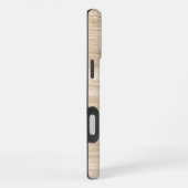 Wood Grain Phone Case | Personalized Monogram iPhone Hoesje (Rechterkant)