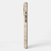 Wood Grain Phone Case | Personalized Monogram iPhone Hoesje (Linkerkant)
