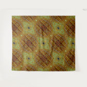 Wood Grain Rhombus Wandkleed (Voorkant (horizontaal))
