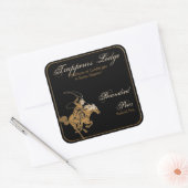 Wood Grain Rodeo Candle Label (Envelop)