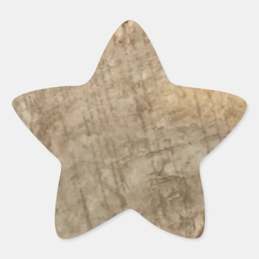 WOOD GRAIN STER STICKER (Voorkant)
