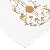 Wood Guitar met schuifwiel Medium Tafelloper (Hoek)